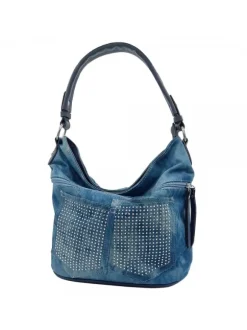 Borsa in Denim Lavato con...