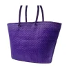 Borsa in Raffia Lilla