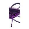 Borsa in Raffia Lilla con...