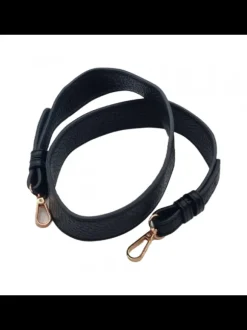 Borsa nera con manici in...