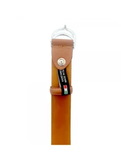 CINTURA BEIGE IN PELLE DA...