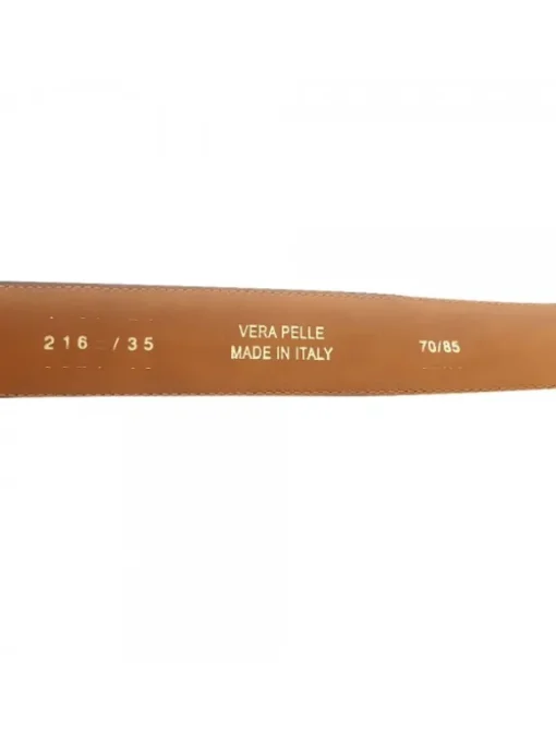 CINTURA BEIGE IN PELLE DA...
