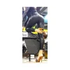 LEGGING NERO EFFETTO PELLE