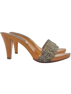 MULES CON FASCIA TWEED...