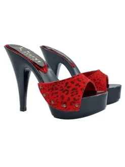 MULES NERI CON FASCIA IN...