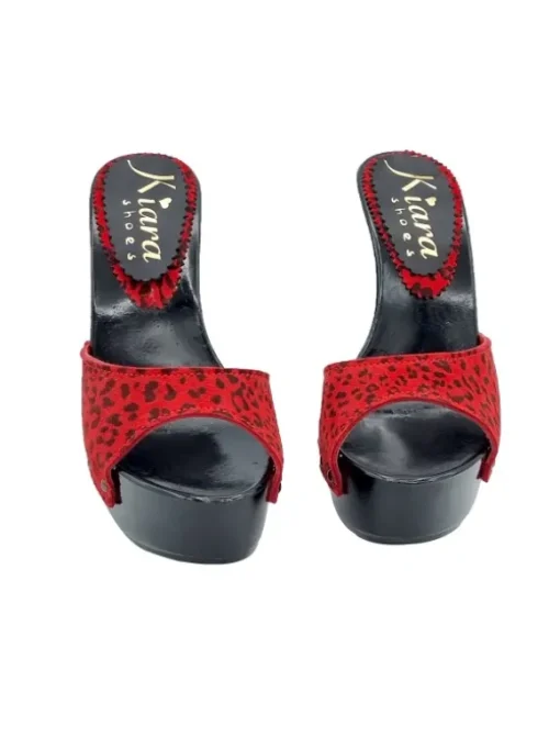 MULES NERI CON FASCIA IN...