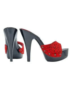 MULES NERI CON FASCIA IN...