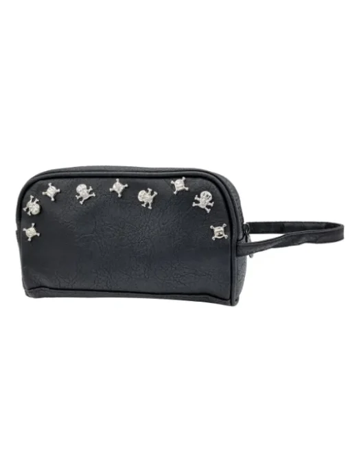 POCHETTE NERA CON TESCHI...