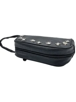 POCHETTE NERA CON TESCHI...