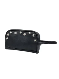 POCHETTE NERA CON TESCHI...