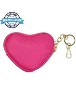 PORTAMONETE FUCSIA A CUORE...