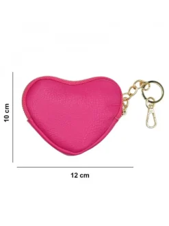 PORTAMONETE FUCSIA A CUORE...