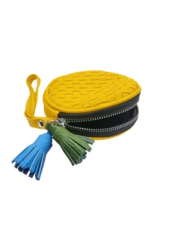 PORTAMONETE GIALLO CON...