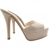 SABOT IN VERA PELLE BEIGE...