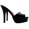 SABOT IN VERA PELLE NERA...