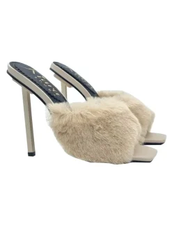 SANDALI BEIGE ELEGANTI CON...