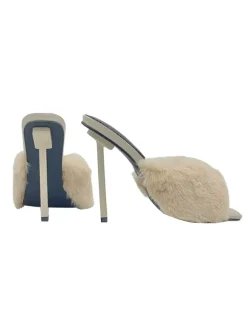SANDALI BEIGE ELEGANTI CON...