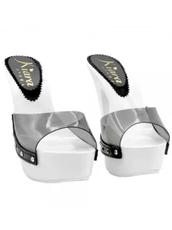 SANDALI BIANCHI CON FASCIA...
