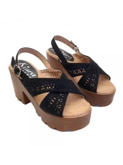 SANDALI COMODI TACCO 9 CM -...