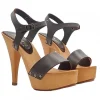 SANDALI CON TACCO 13 CM &...