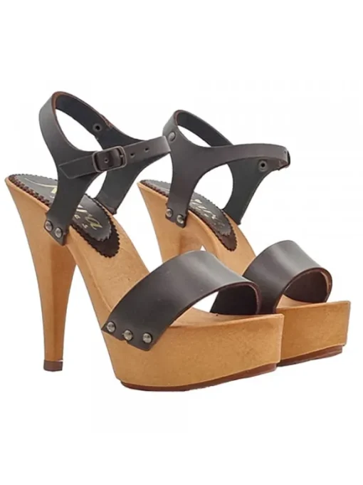 SANDALI CON TACCO 13 CM &...