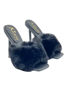 SANDALI NERI ELEGANTI CON...