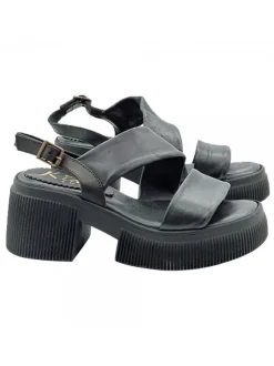 SANDALI PLATFORM NERI IN...