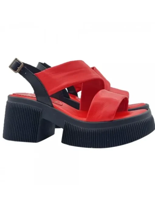 SANDALI PLATFORM ROSSI...