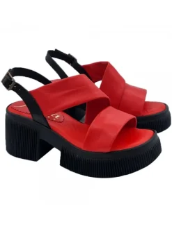 SANDALI PLATFORM ROSSI...