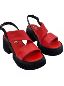 SANDALI PLATFORM ROSSI...