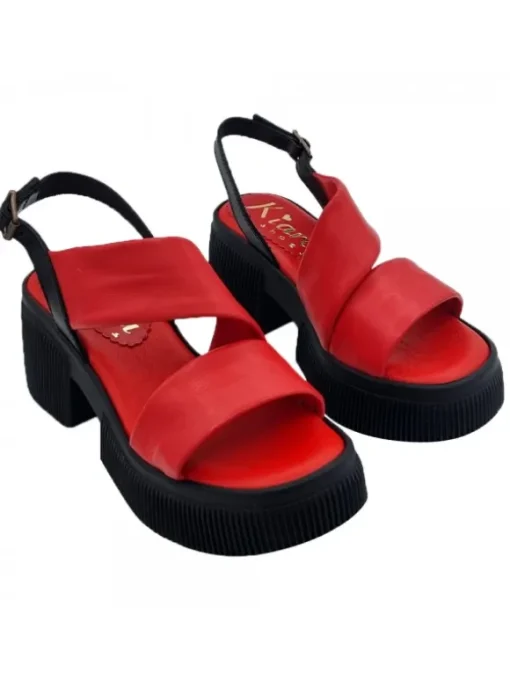 SANDALI PLATFORM ROSSI...
