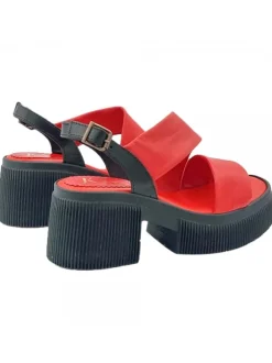 SANDALI PLATFORM ROSSI...
