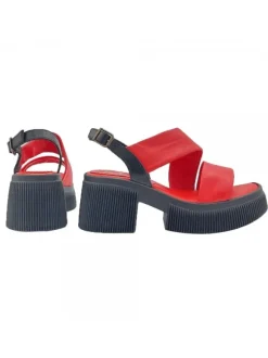 SANDALI PLATFORM ROSSI...
