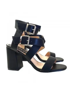 SANDALO DA DONNA NERO CON...