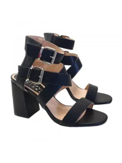 SANDALO DA DONNA NERO CON...