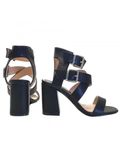 SANDALO DA DONNA NERO CON...