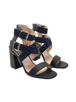 SANDALO DA DONNA NERO CON...