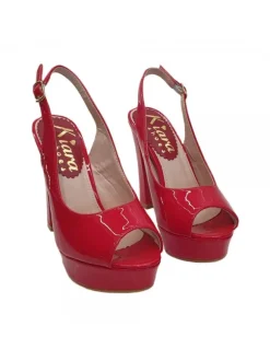 SANDALO ROSSO IN VERNICE...