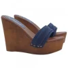 ZEPPA BLU CON TACCO 13 CM