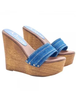 ZEPPA DENIM CON TACCO 13 CM