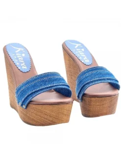 ZEPPA DENIM CON TACCO 13 CM