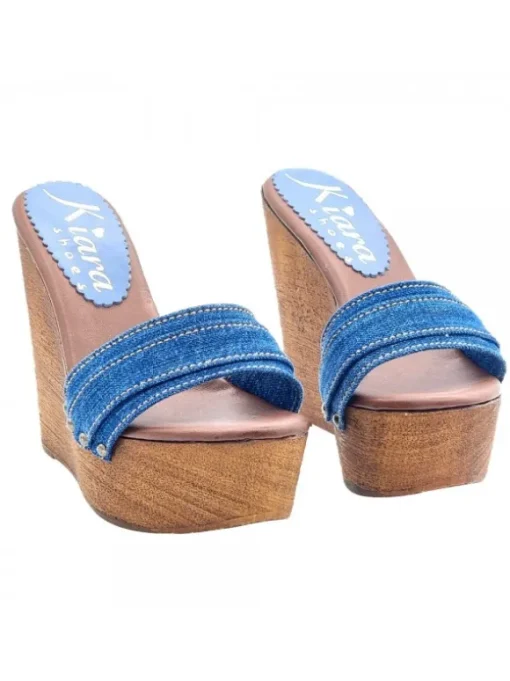 ZEPPA DENIM CON TACCO 13 CM