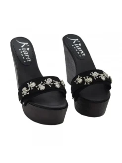 ZEPPA NERA CON TESCHI...