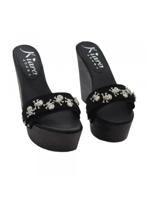 ZEPPA NERA CON TESCHI...