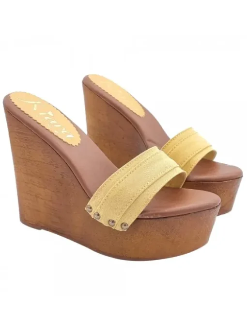 ZEPPA OCRA CON TACCO 13 CM