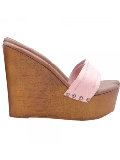 ZEPPA ROSA CON TACCO 13 CM