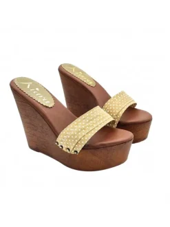 ZEPPE ALTE A POIS COLOR TAUPE