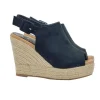 ZEPPE NERE COMODE OPEN TOE...