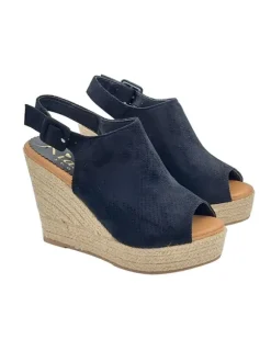 ZEPPE NERE COMODE OPEN TOE...