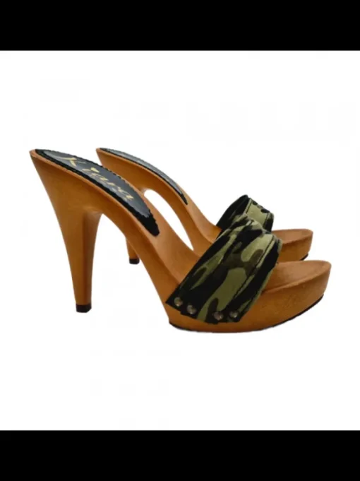 ZOCCOLI CAMOUFLAGE-Tacco 11 cm